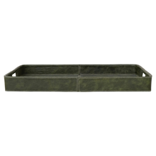 Load image into Gallery viewer, Olive Leather Tray - Becket Hitch
