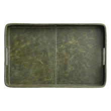 Load image into Gallery viewer, Olive Leather Tray - Becket Hitch
