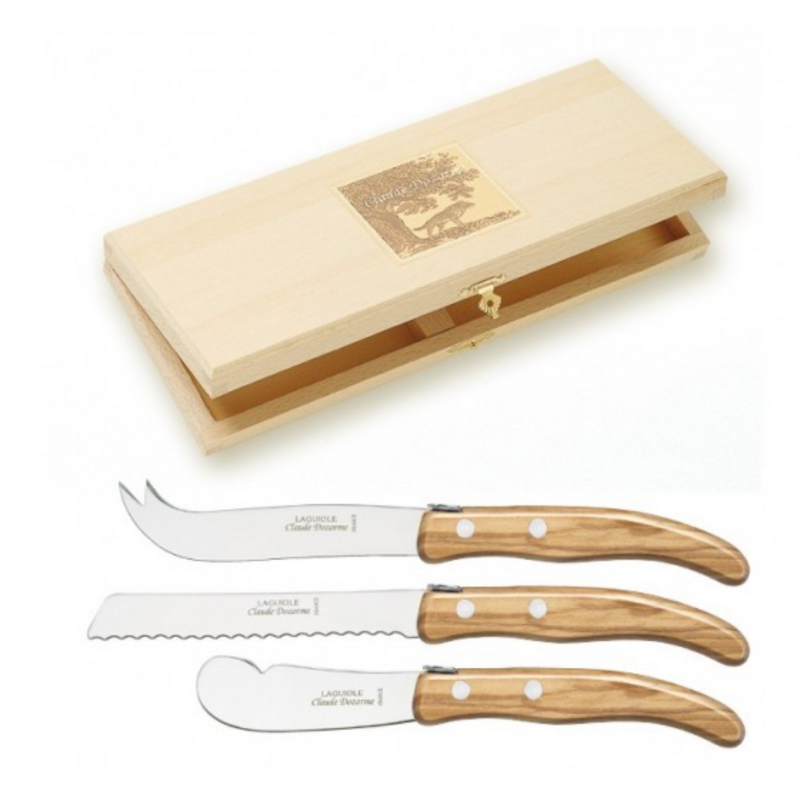 Olive Wood Breakfast Set  - Becket Hitch