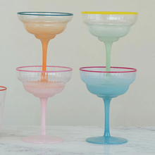 Load image into Gallery viewer, Ombre Fluted Coupe Glass - Becket Hitch
