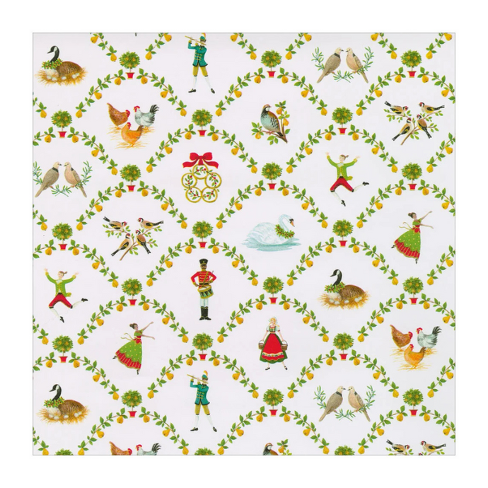 On the Twelfth Day Wrapping Paper - Becket Hitch