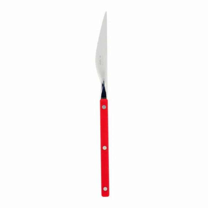 Pastello Red Place Knife - Becket Hitch