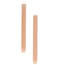 Load image into Gallery viewer, Pink Hobnail Taper Candles - becket hitch
