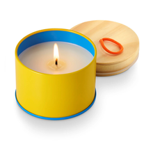 Load image into Gallery viewer, Pool Floatie Sun Tin Candle - Becket Hitch
