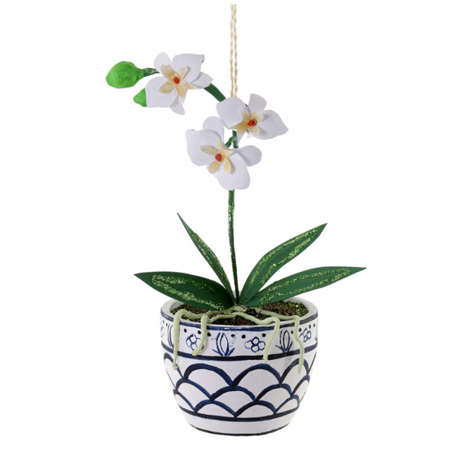 Potted Orchid Ornament-Becket Hitch