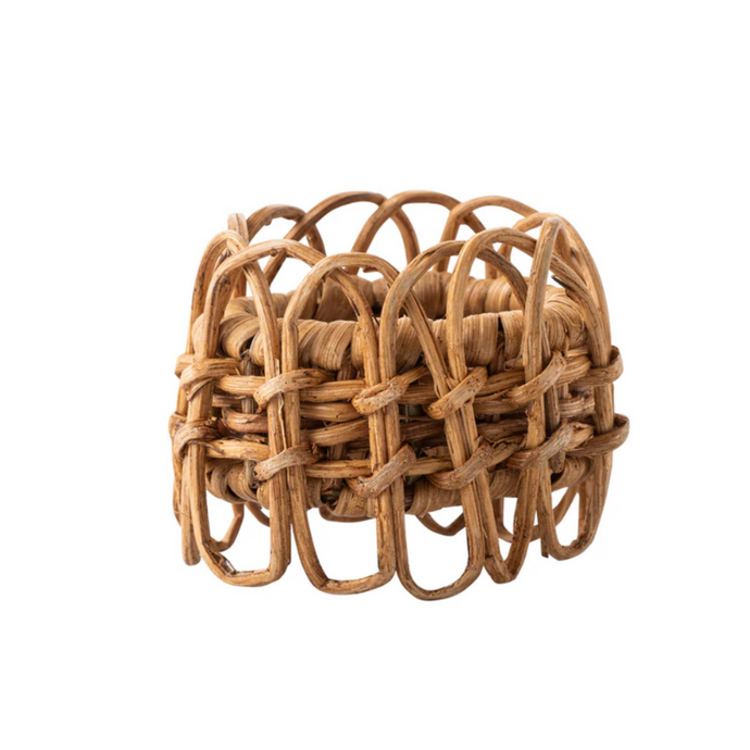 Provence Rattan Natural Napkin Ring-Becket Hitch