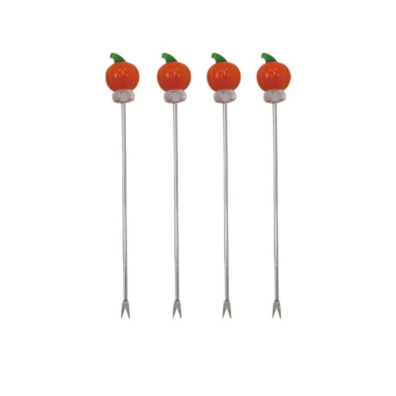 Pumpkin Appetizer Pick Set - Becket Hitch