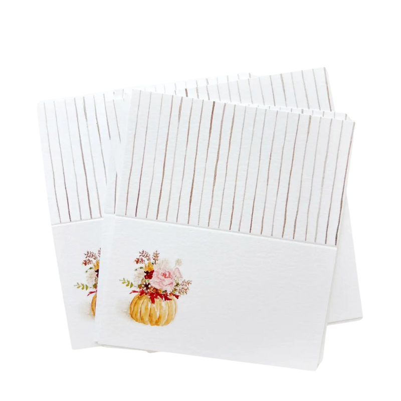 Pumpkin Bouquet Place Cards-Becket Hitch