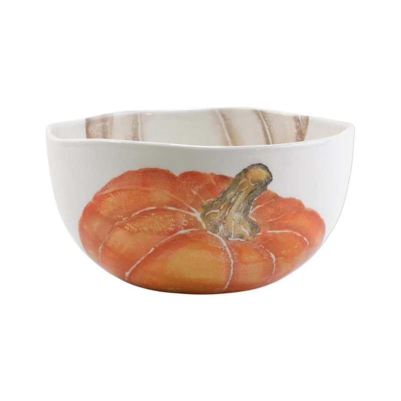 Pumpkins Deep Serving Bowl-Becket Hitch