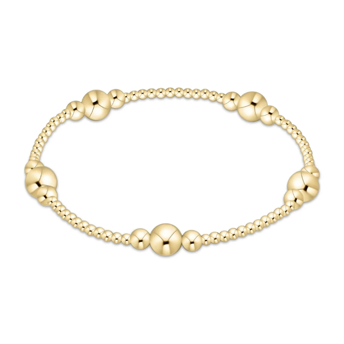 Purpose Gold 6mm Bead Bracelet - Becket Hitch