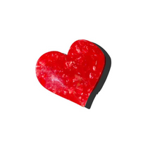 Load image into Gallery viewer, Red Heart Hair Claw-Becket Hitch
