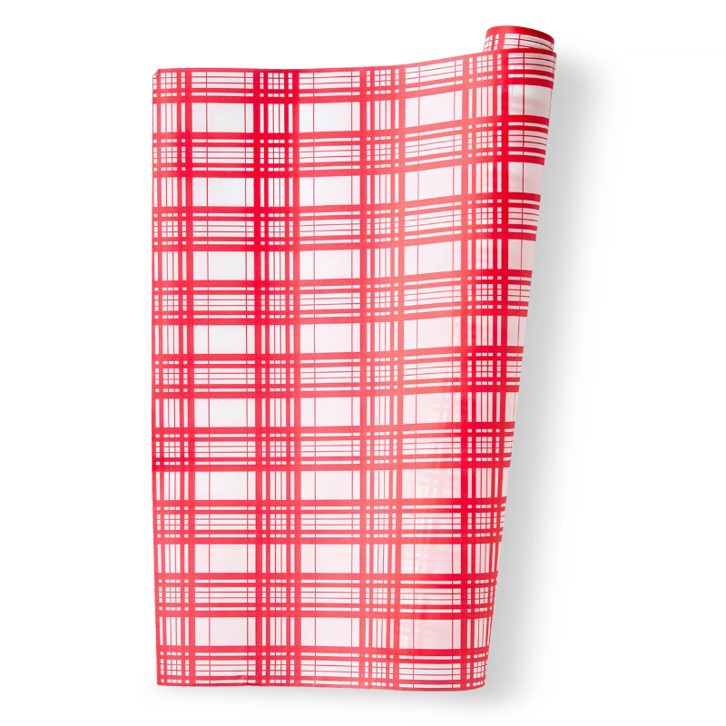 Red Plaid Parchment Paper Roll – Becket Hitch