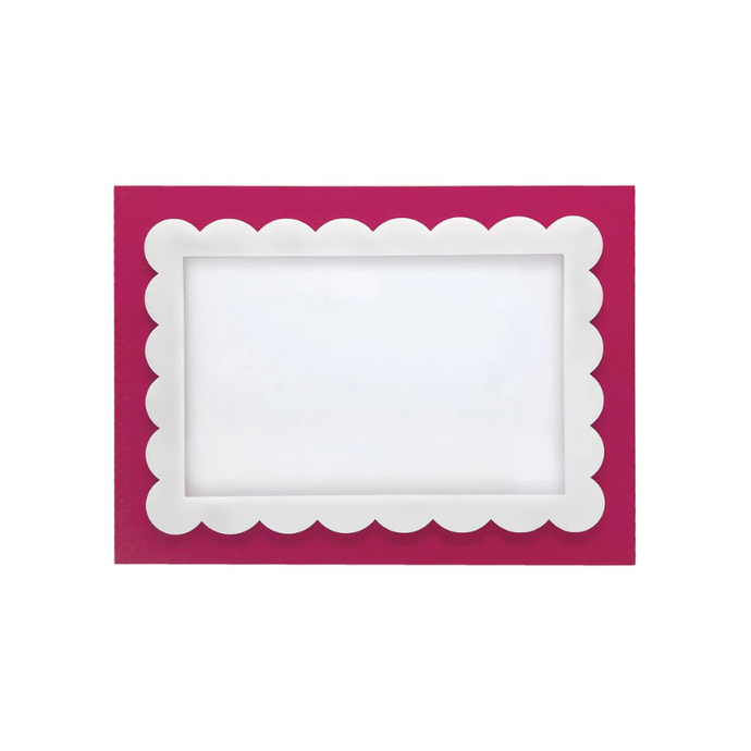 Red Scalloped 4x6 Frame - Becket Hitch