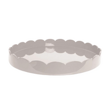 Load image into Gallery viewer, Round Large Cappuccino Scallop Tray-Becket Hitch
