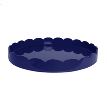 Load image into Gallery viewer, Round Large Navy Scallop Tray-Becket Hitch
