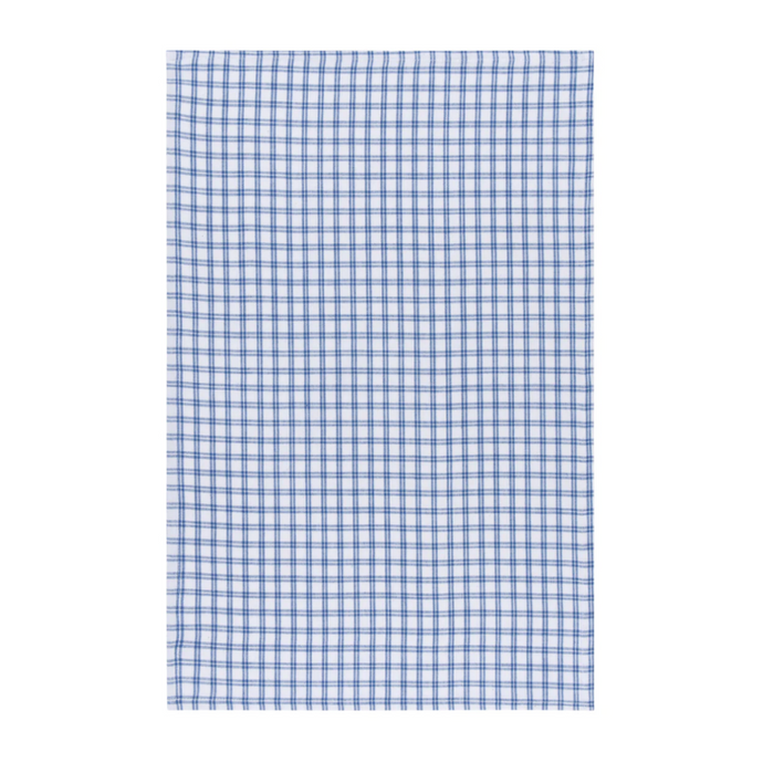 Royal Blue Checked Tea Towel - Becket Hitch