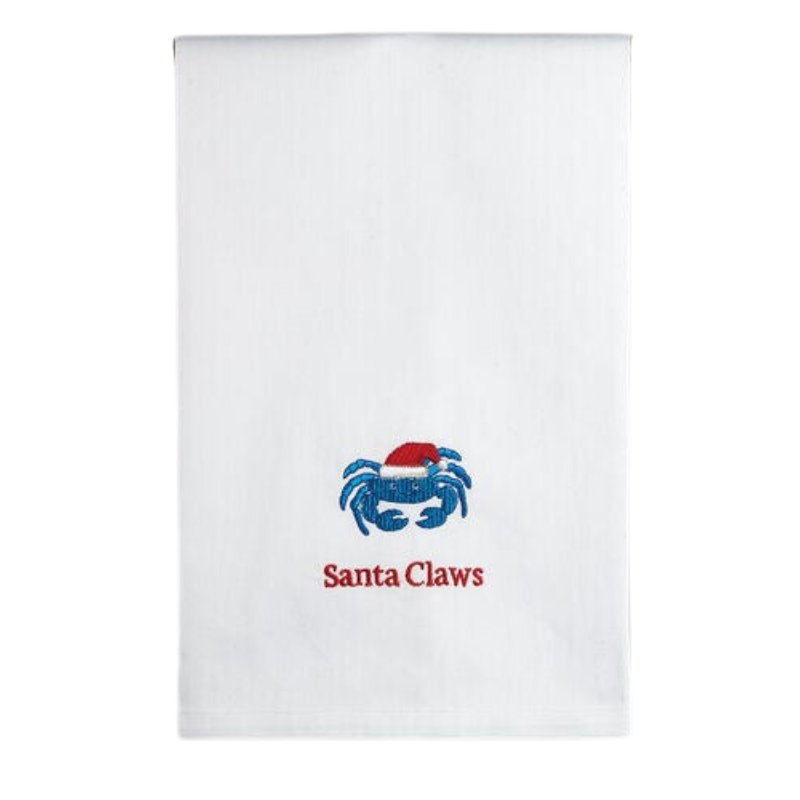 Santa Claws Tea Towel-Becket Hitch