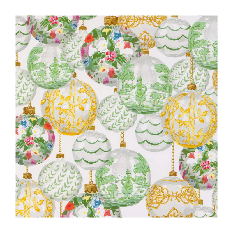 Savannah White Wrapping Paper - Becket Hitch
