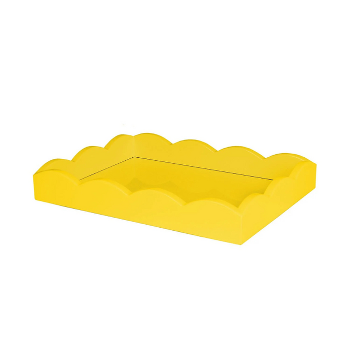 Scalloped Tray in Yellow-Becket Hitch