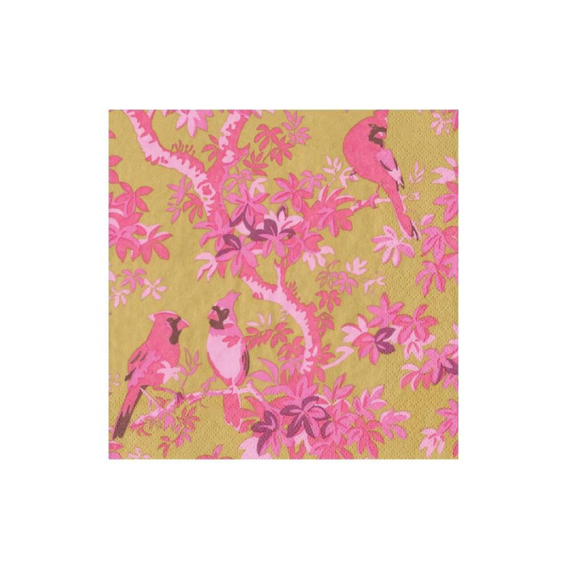 Scenic Songbirds Cocktail Napkins-Becket Hitch