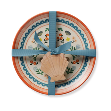 Load image into Gallery viewer, Seaside Melamine Dessert Plate Set - Becket Hitch
