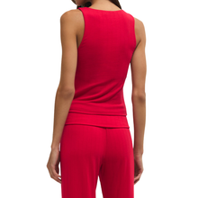 Load image into Gallery viewer, Seeing Red Rib Tank - Becket Hitch
