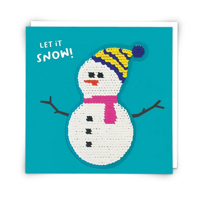 Sequin Snowman-Becket Hitch