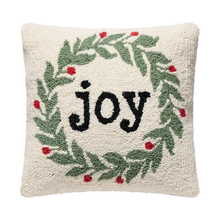 Load image into Gallery viewer, Simple Joy Wreath Hook Pillow - Becket Hitch
