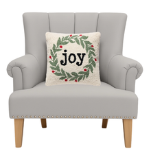 Load image into Gallery viewer, Simple Joy Wreath Hook Pillow - Becket Hitch
