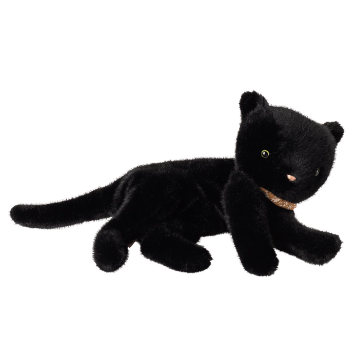 Sleeping Black Kitten Plush - Becket Hitch