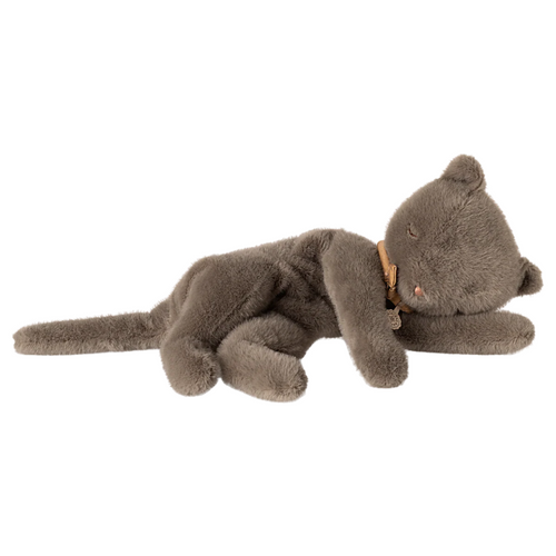 Sleeping Grey Kitten Plush - Becket Hitch
