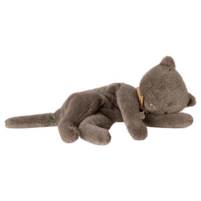 Sleeping Grey Kitten Plush - Becket Hitch