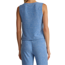 Load image into Gallery viewer, Sloane V-Neck Rib Tank Tropical Tide - Becket Hitch
