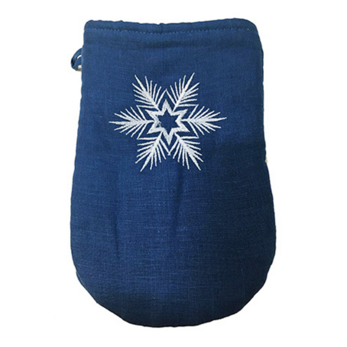 Snowflake Oven Mitt-Becket Hitch