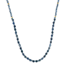 Load image into Gallery viewer, Sodalite Gemstone Necklace/Triple Wrap Bracelet-Becket Hitch
