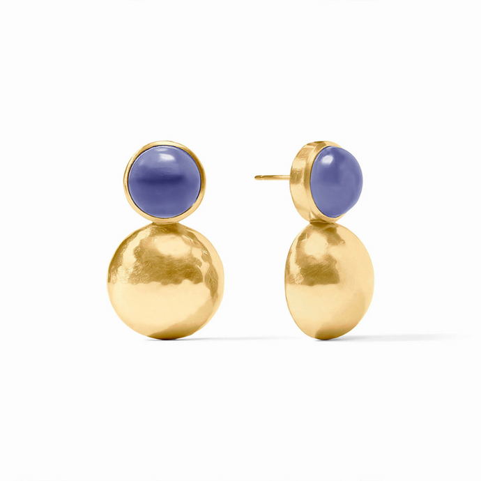 Solara Midi Earring Iridescent Tanzanite Blue - Becket Hitch