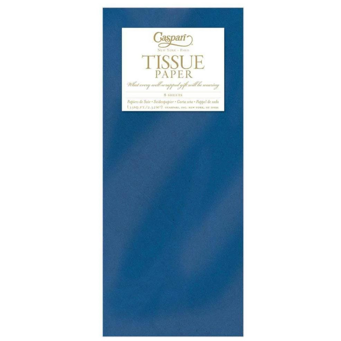 Solid Marine Blue Tissue Paper-Becket Hitch