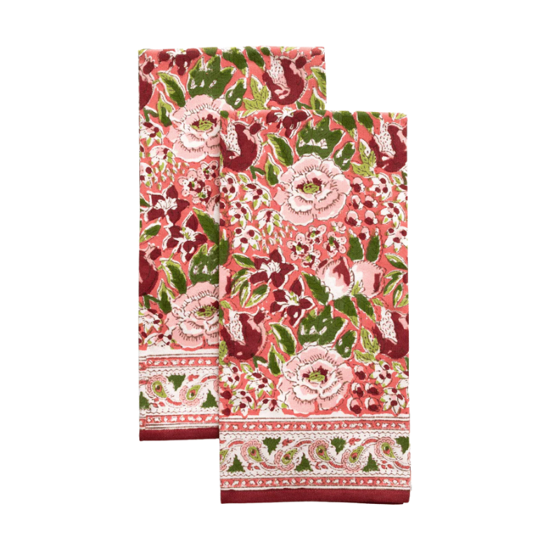 Spice Route Garnet Tea Towel - Becket Hitch