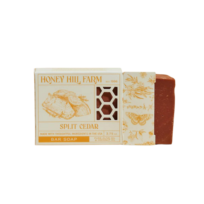 Split Cedar Bar Soap-Becket Htich