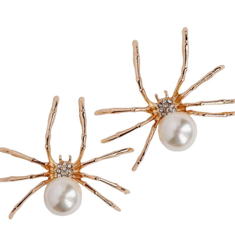 Spooky Spider Earrings-Becket Hitch