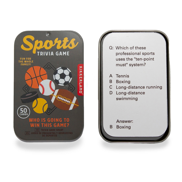 Sports Trivia Game-Becket Hitch