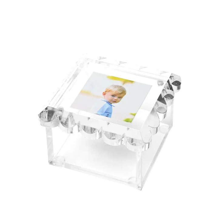 Square Scallop Photo Box - Becket Hitch