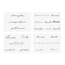 Load image into Gallery viewer, Statement Temporary Tattoos - Becket Hitch
