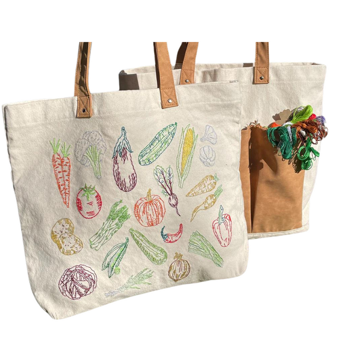 Stitch Vegetable Tote Bag-Becket Hitch