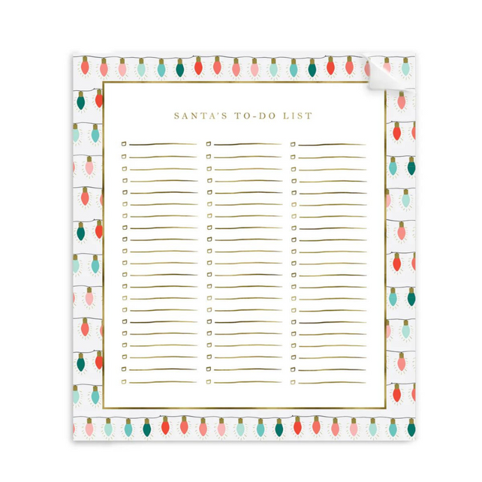 String Lights Notepad - becket Hitch