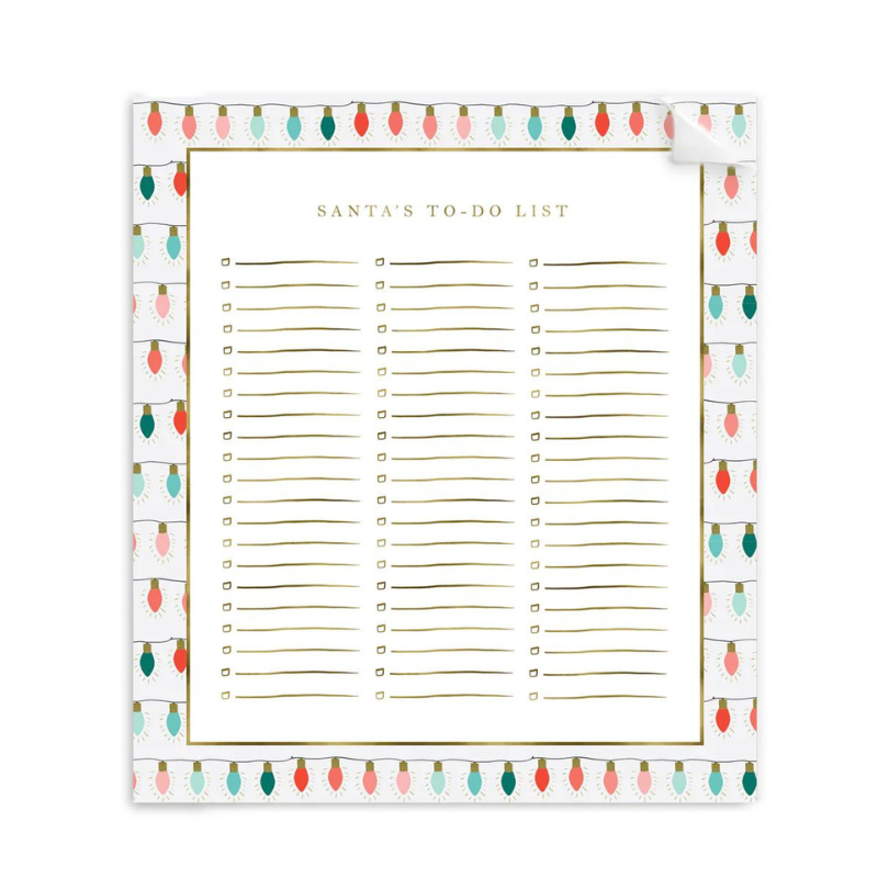 String Lights Notepad - becket Hitch