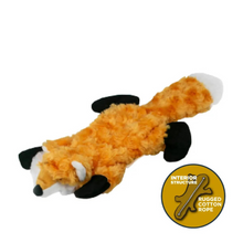 Load image into Gallery viewer, Stuffless Fox Squeaker Dog Toy-Becket Hitch
