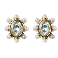 Load image into Gallery viewer, Sutton Earrings in Crystal-Becket Hitch
