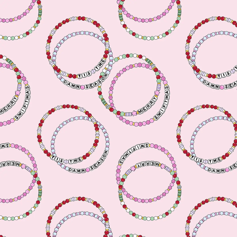 Swiftmas Bracelets Wrapping Paper - Becket Hitch