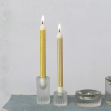 Load image into Gallery viewer, Tall Cut Glass Taper Holder - Becket Hitch
